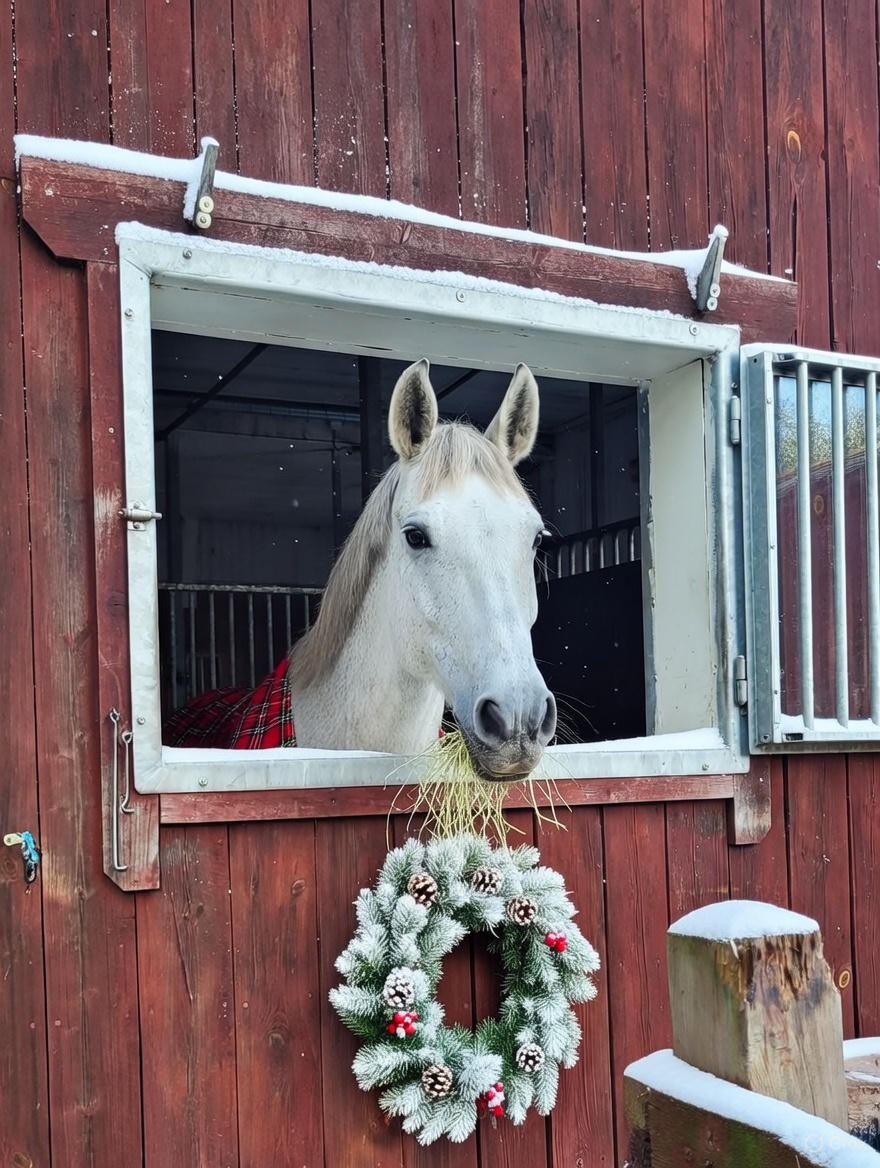 Julkort från Vännerna med Corlene